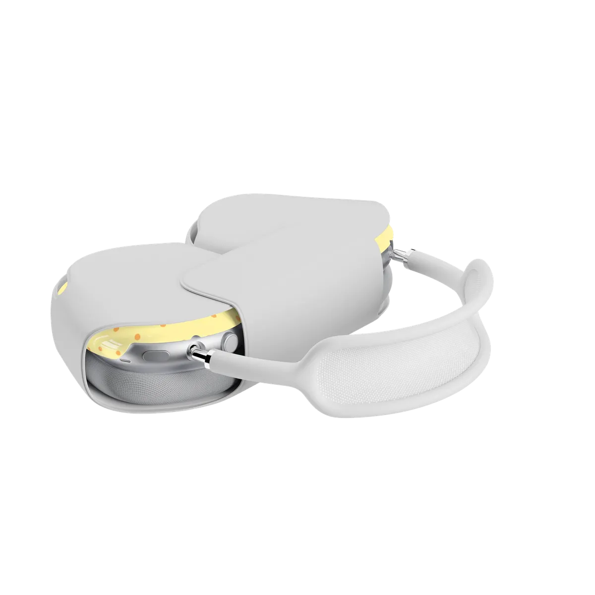 On the Dot | Yellow Polka Dot AirPods Max Case - Image 8