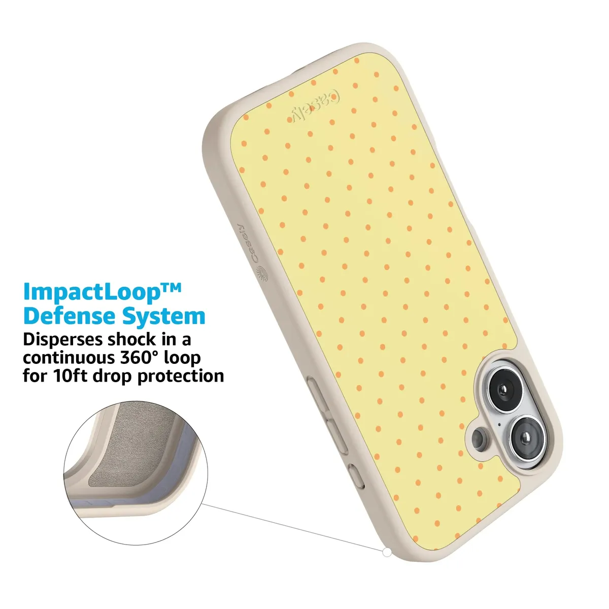 On the Dot | Yellow Polka Dot Case - Image 156