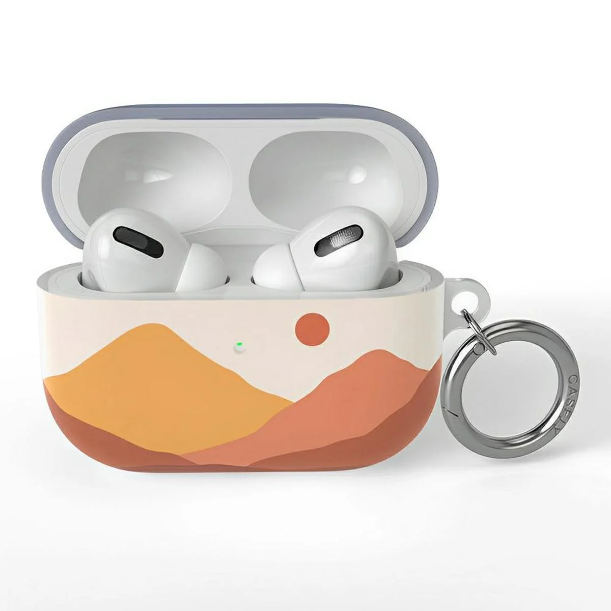 Opposites Attract | Day & Night Colorblock Mountains AirPods Case - Image 4