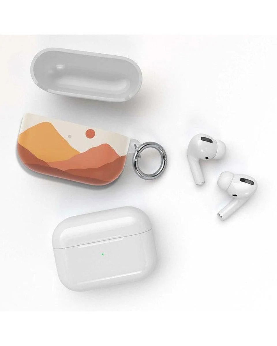 Opposites Attract | Day & Night Colorblock Mountains AirPods Case - Image 7