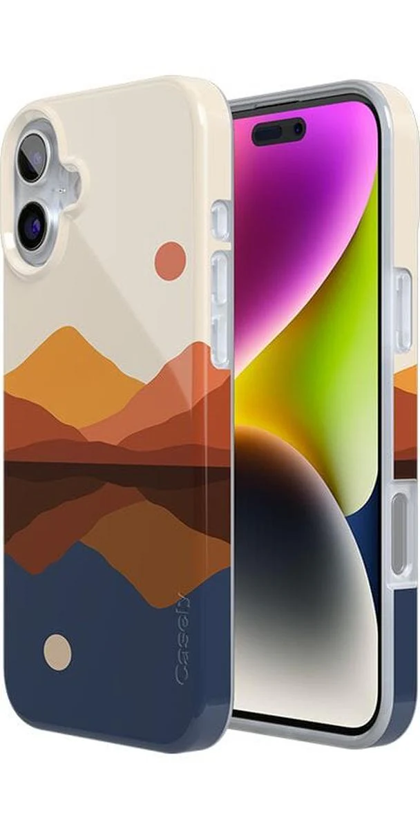 Opposites Attract | Day & Night Colorblock Mountains Case - Image 10