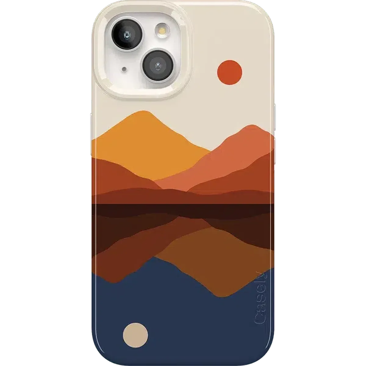Opposites Attract | Day & Night Colorblock Mountains Case - Image 109