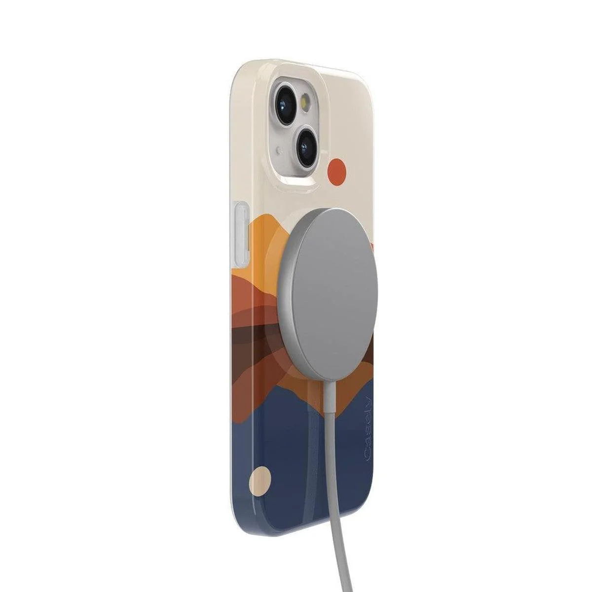 Opposites Attract | Day & Night Colorblock Mountains Case - Image 113