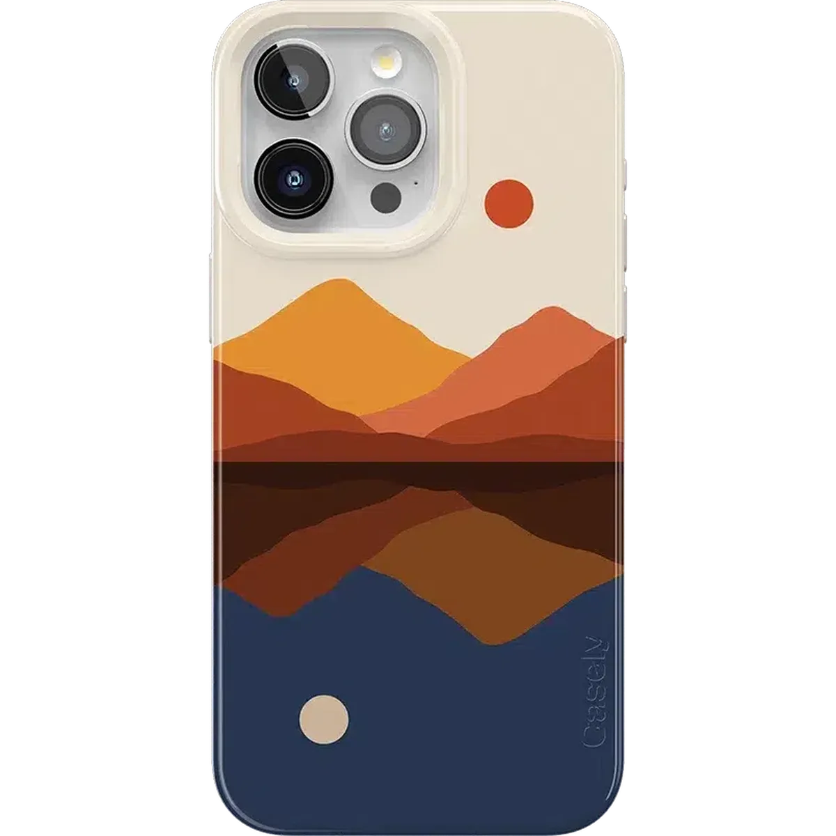 Opposites Attract | Day & Night Colorblock Mountains Case - Image 127