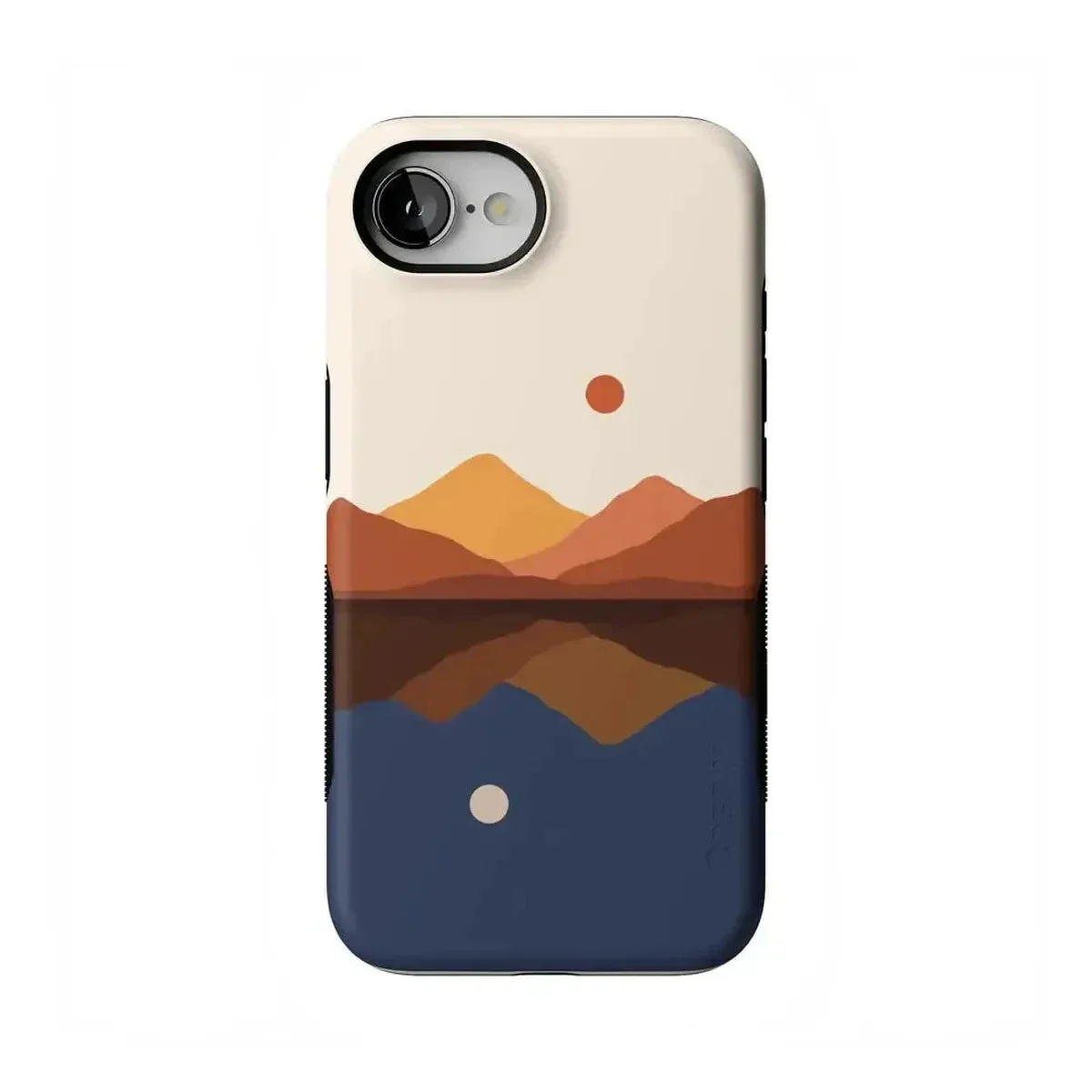 Opposites Attract | Day & Night Colorblock Mountains Case - Image 136