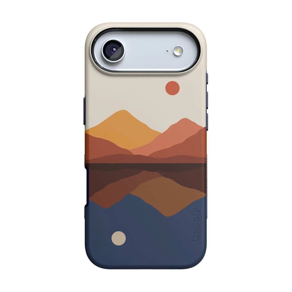 Opposites Attract | Day & Night Colorblock Mountains Case - Image 153