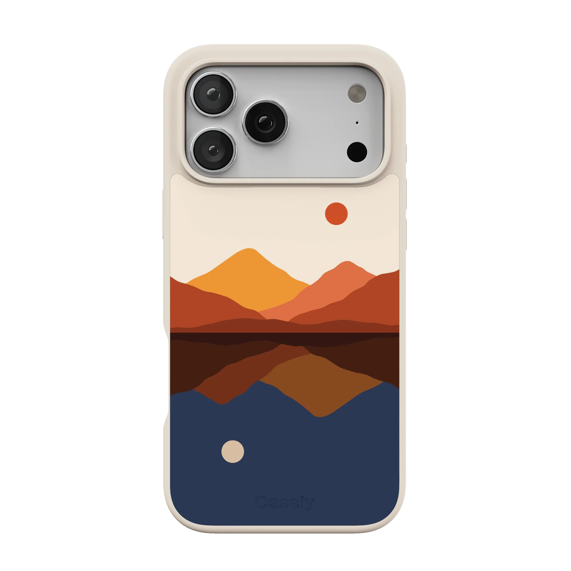 Opposites Attract | Day & Night Colorblock Mountains Case - Image 157