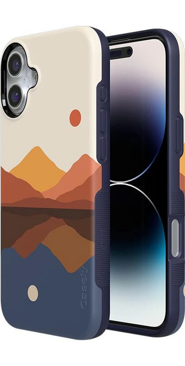 Opposites Attract | Day & Night Colorblock Mountains Case - Image 16