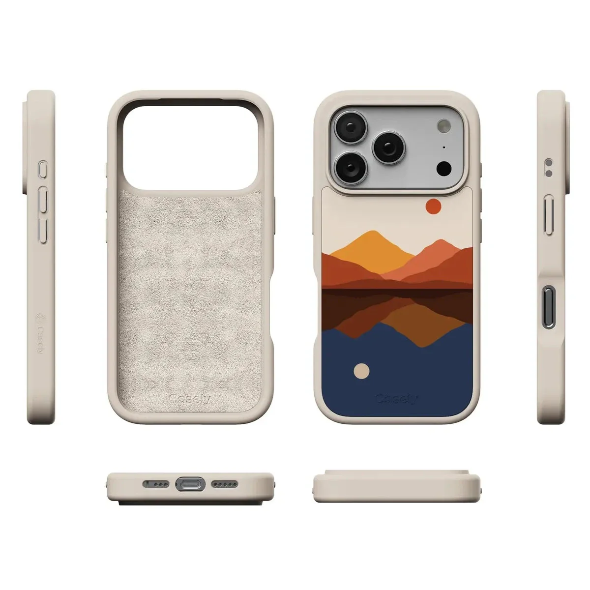Opposites Attract | Day & Night Colorblock Mountains Case - Image 161