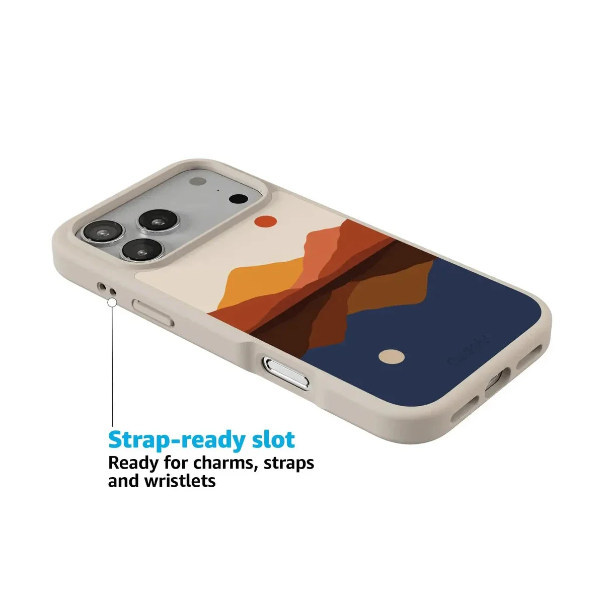 Opposites Attract | Day & Night Colorblock Mountains Case - Image 164
