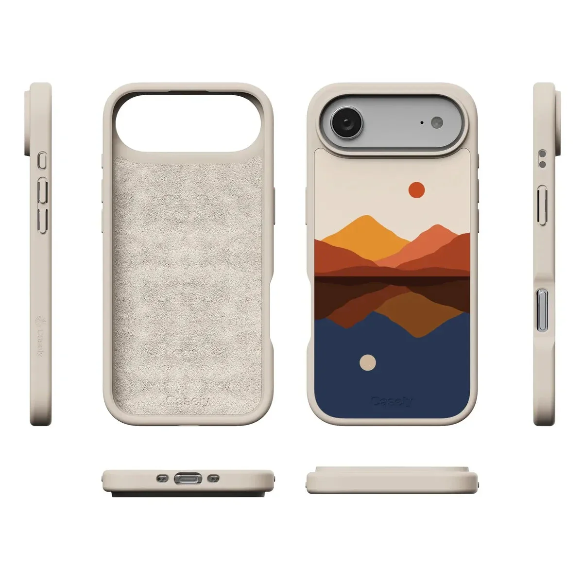 Opposites Attract | Day & Night Colorblock Mountains Case - Image 171
