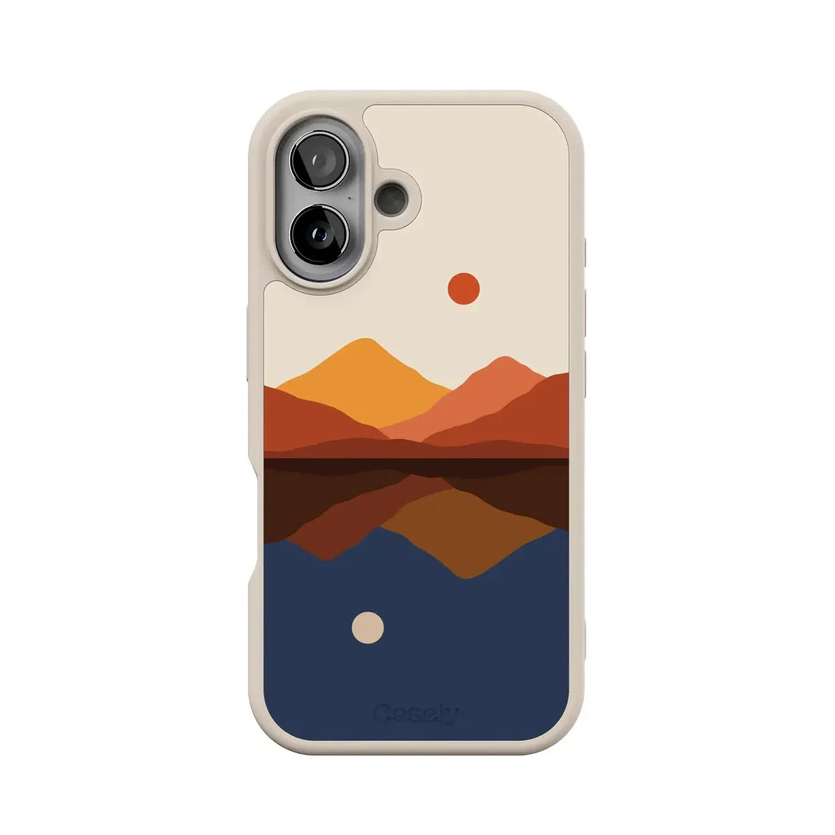 Opposites Attract | Day & Night Colorblock Mountains Case - Image 172