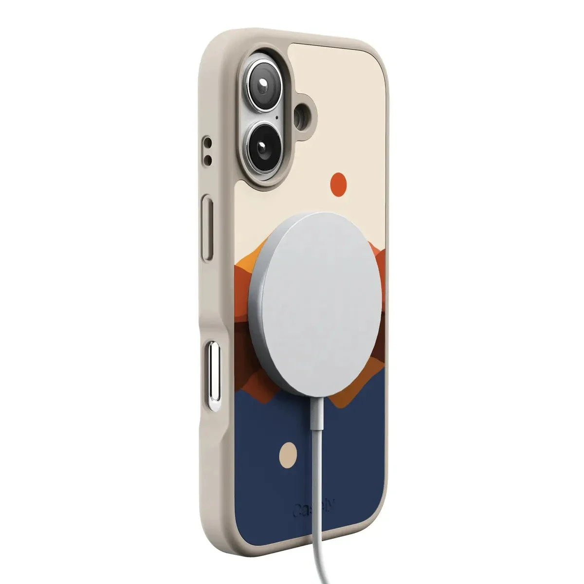 Opposites Attract | Day & Night Colorblock Mountains Case - Image 174