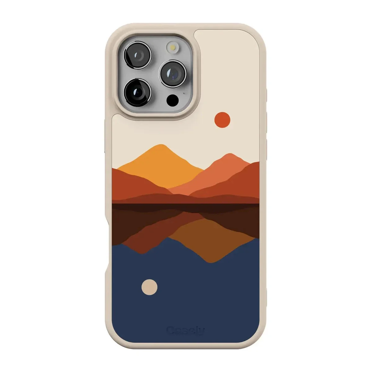 Opposites Attract | Day & Night Colorblock Mountains Case - Image 180
