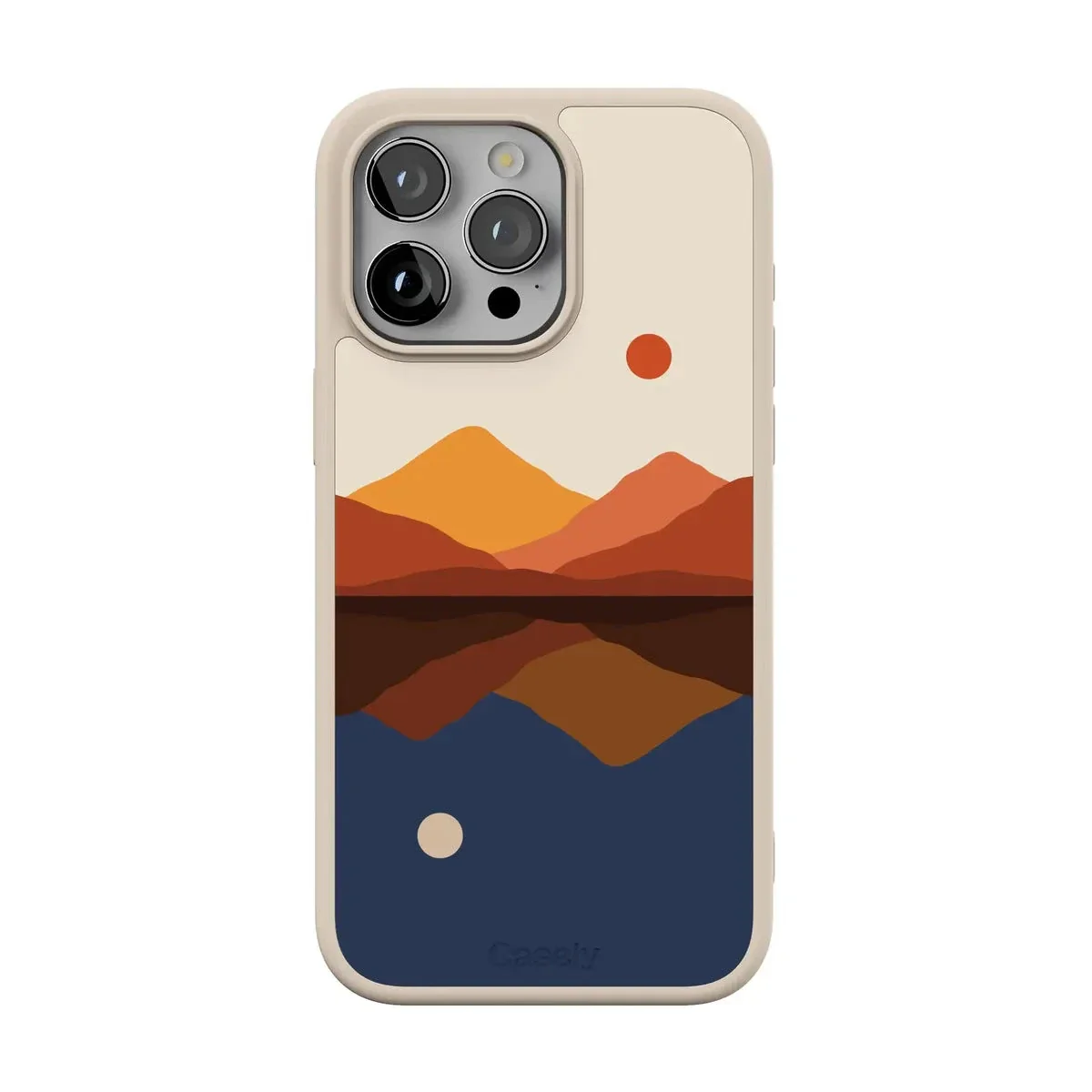 Opposites Attract | Day & Night Colorblock Mountains Case - Image 187