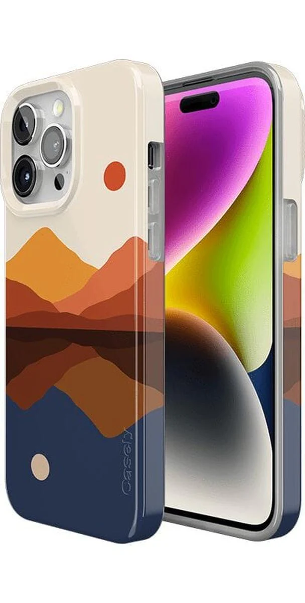 Opposites Attract | Day & Night Colorblock Mountains Case - Image 19