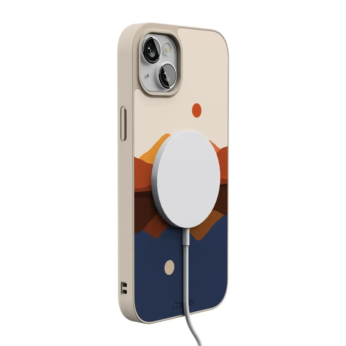 Opposites Attract | Day & Night Colorblock Mountains Case - Image 194