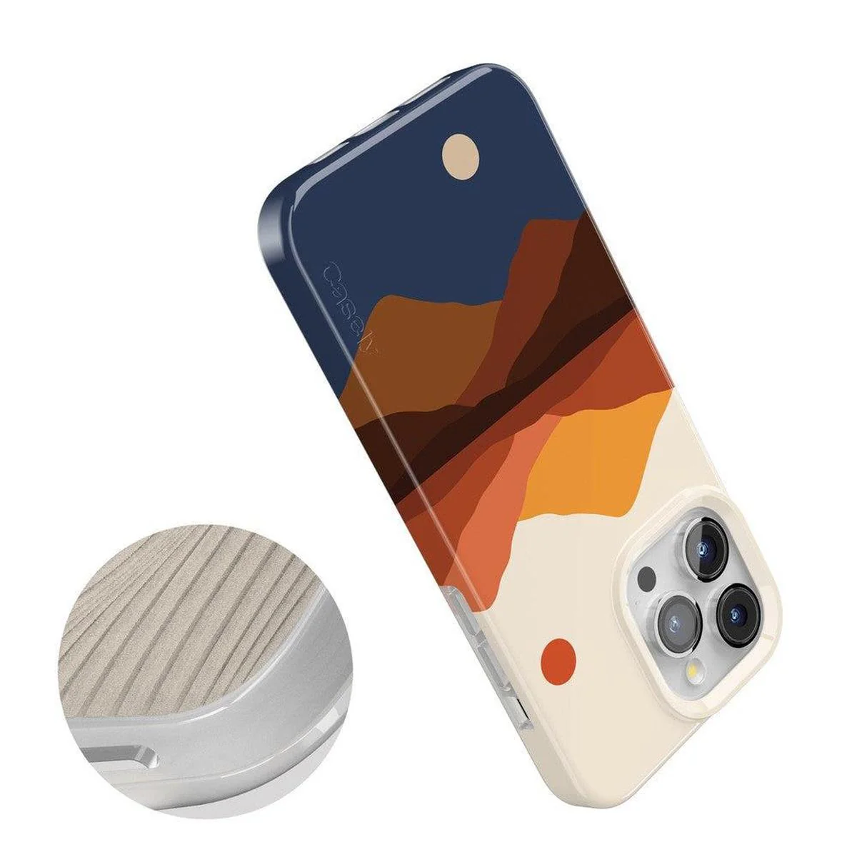 Opposites Attract | Day & Night Colorblock Mountains Case - Image 21
