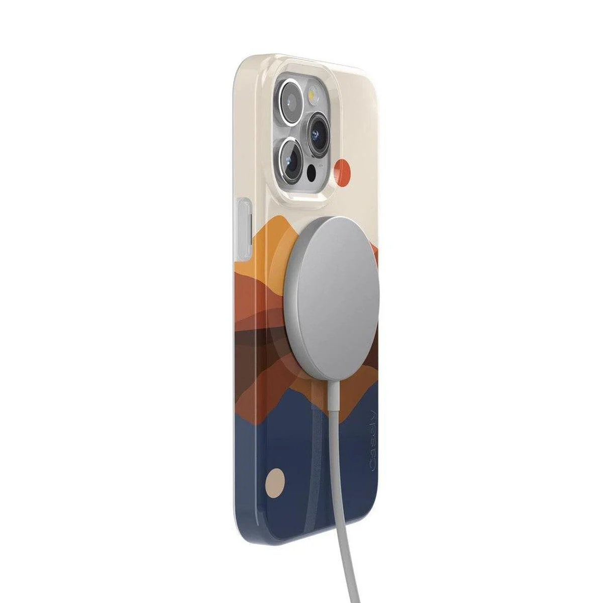 Opposites Attract | Day & Night Colorblock Mountains Case - Image 22