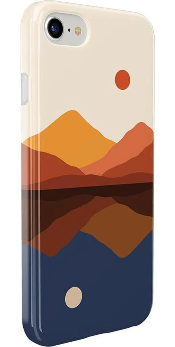 Opposites Attract | Day & Night Colorblock Mountains Case - Image 31