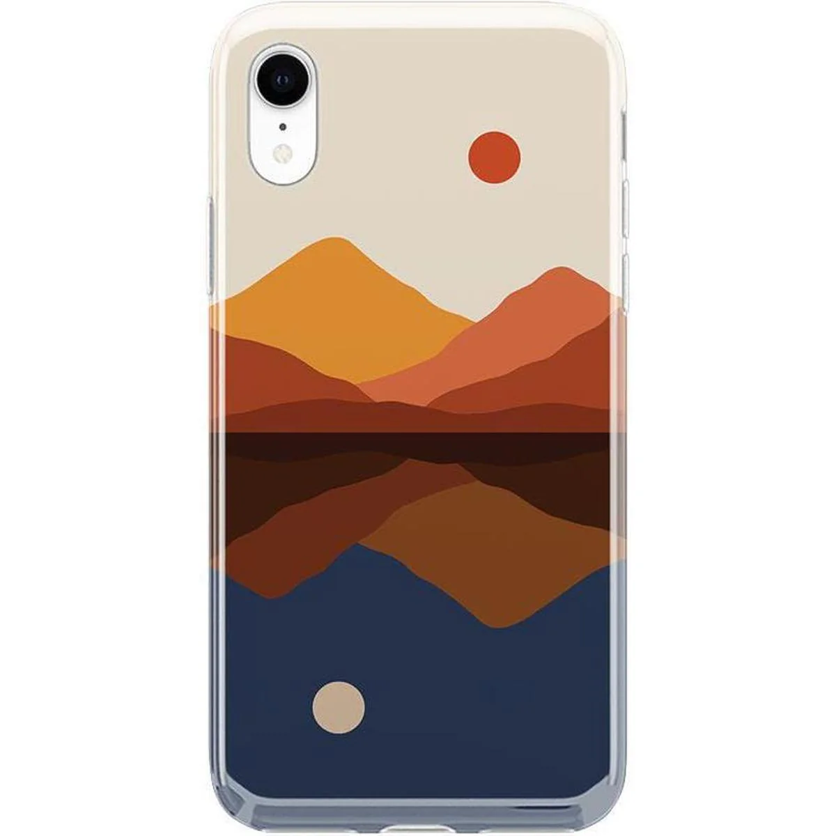 Opposites Attract | Day & Night Colorblock Mountains Case - Image 36