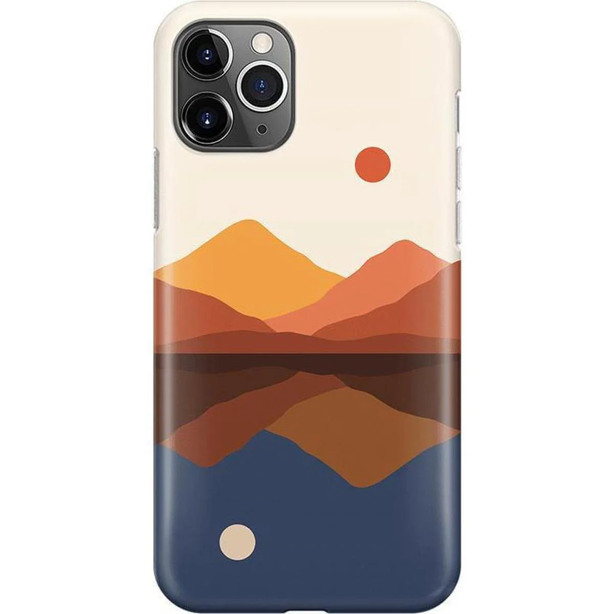 Opposites Attract | Day & Night Colorblock Mountains Case - Image 39