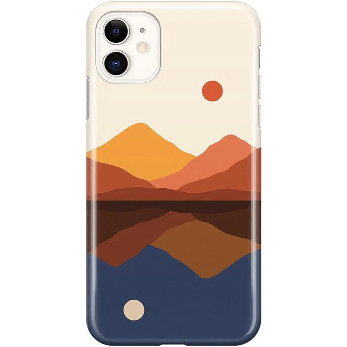 Opposites Attract | Day & Night Colorblock Mountains Case - Image 41