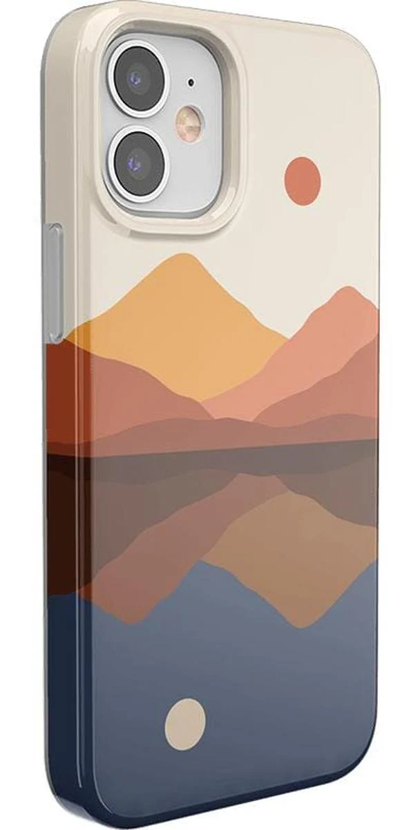 Opposites Attract | Day & Night Colorblock Mountains Case - Image 45