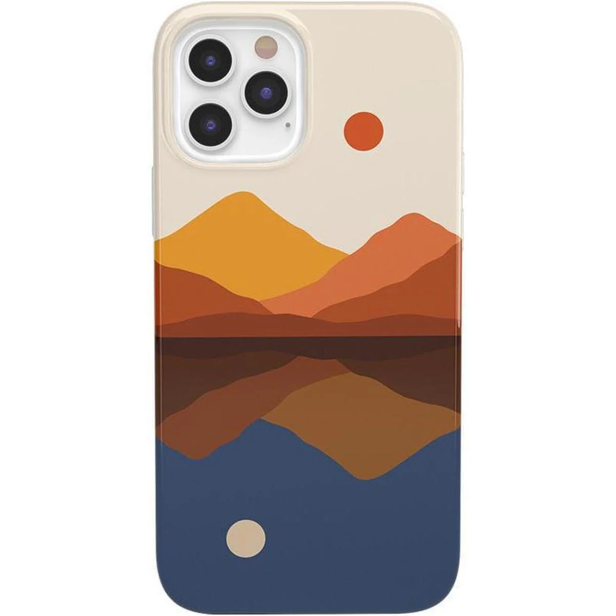 Opposites Attract | Day & Night Colorblock Mountains Case - Image 47