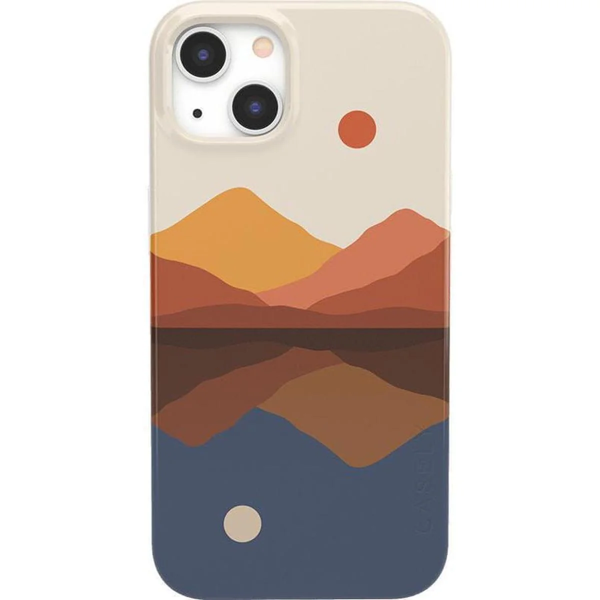 Opposites Attract | Day & Night Colorblock Mountains Case - Image 53
