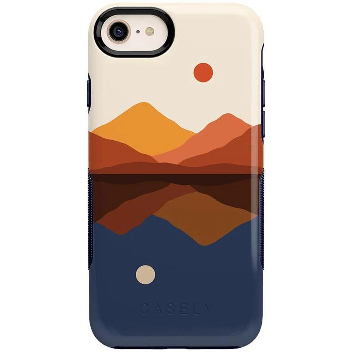 Opposites Attract | Day & Night Colorblock Mountains Case - Image 59