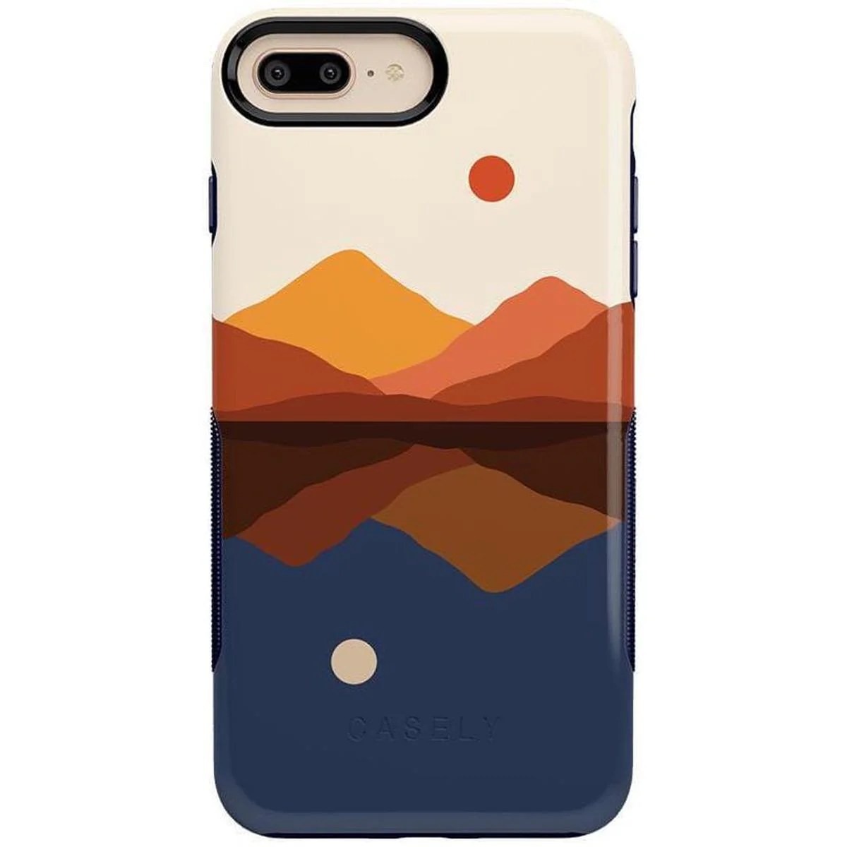 Opposites Attract | Day & Night Colorblock Mountains Case - Image 62
