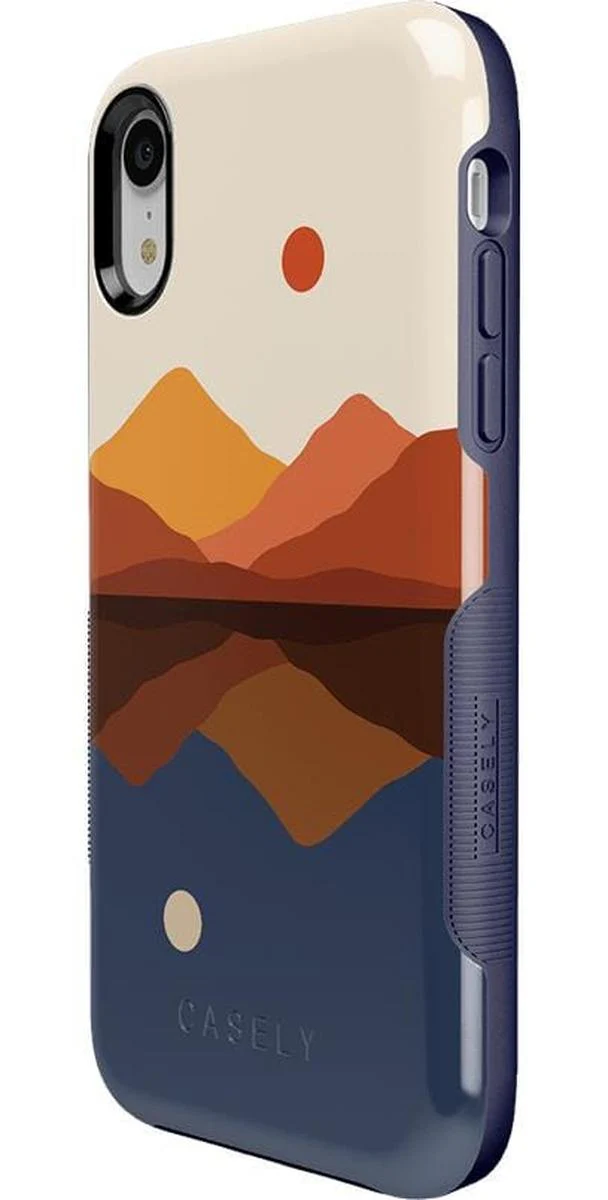 Opposites Attract | Day & Night Colorblock Mountains Case - Image 66