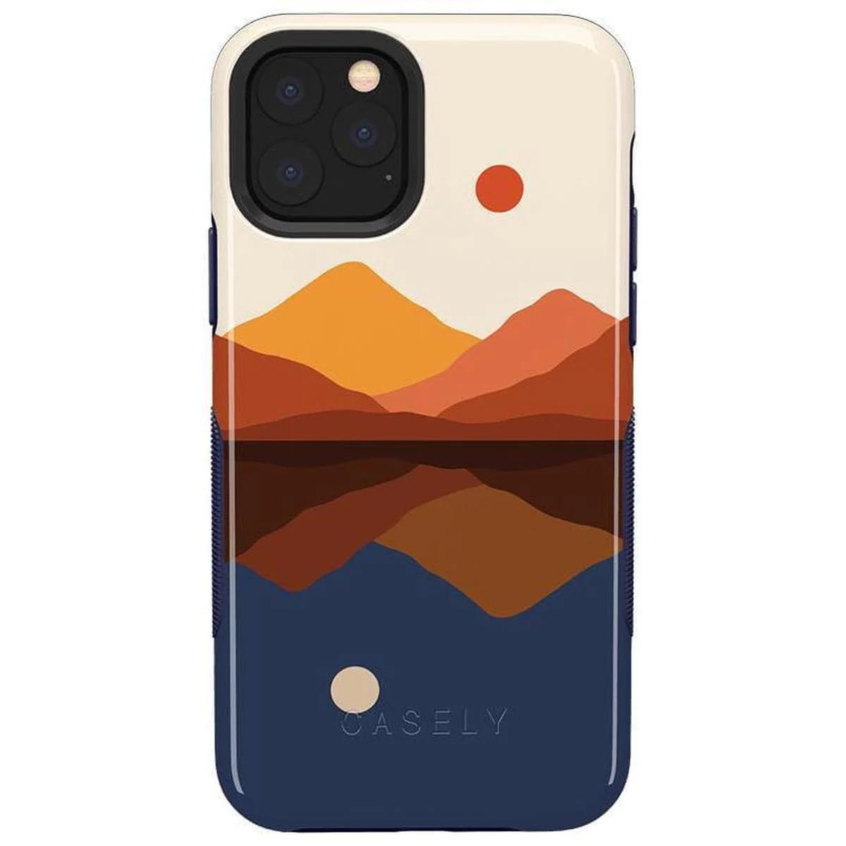 Opposites Attract | Day & Night Colorblock Mountains Case - Image 68