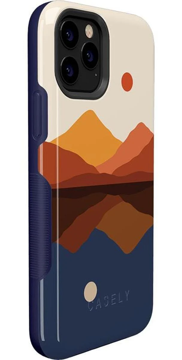 Opposites Attract | Day & Night Colorblock Mountains Case - Image 69