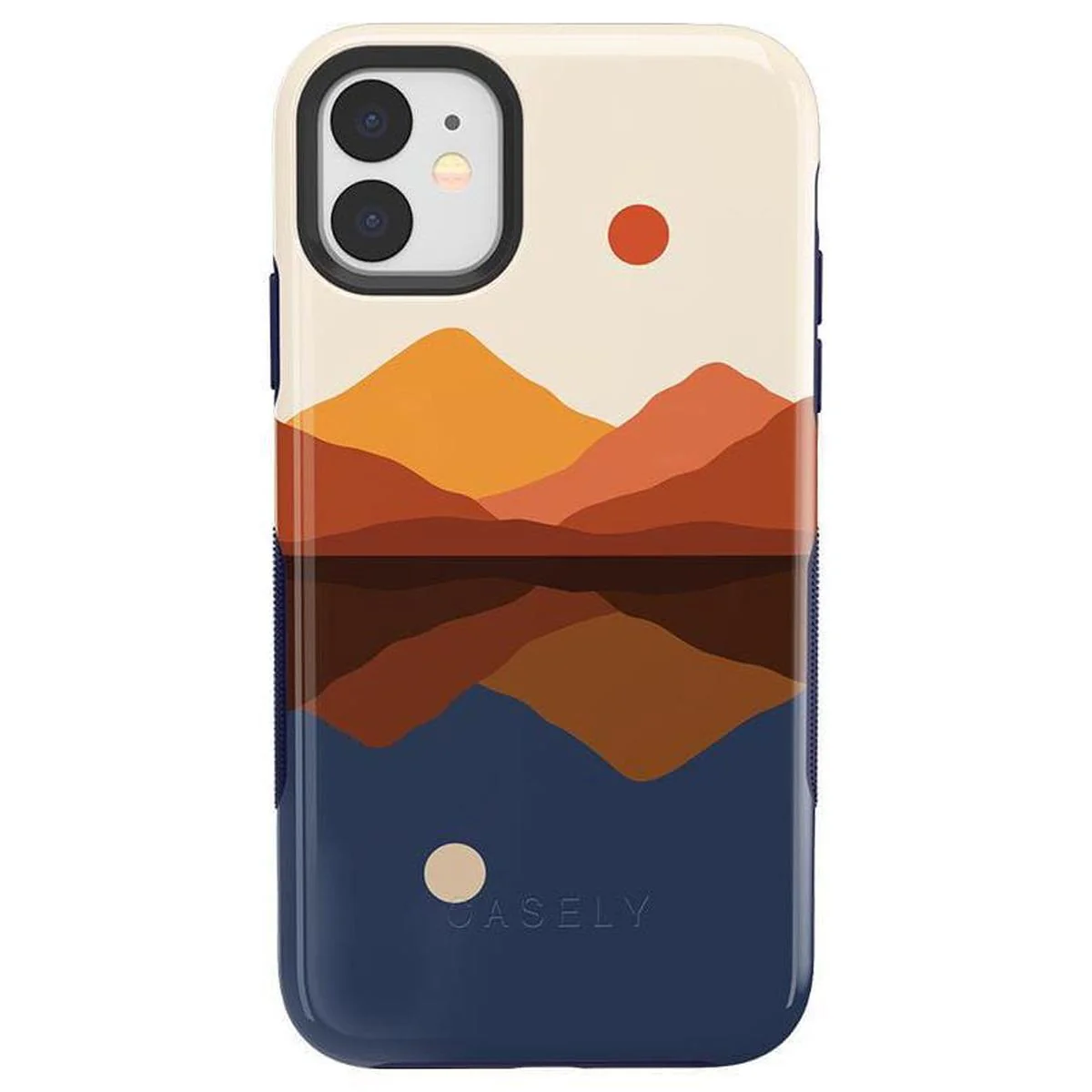 Opposites Attract | Day & Night Colorblock Mountains Case - Image 71