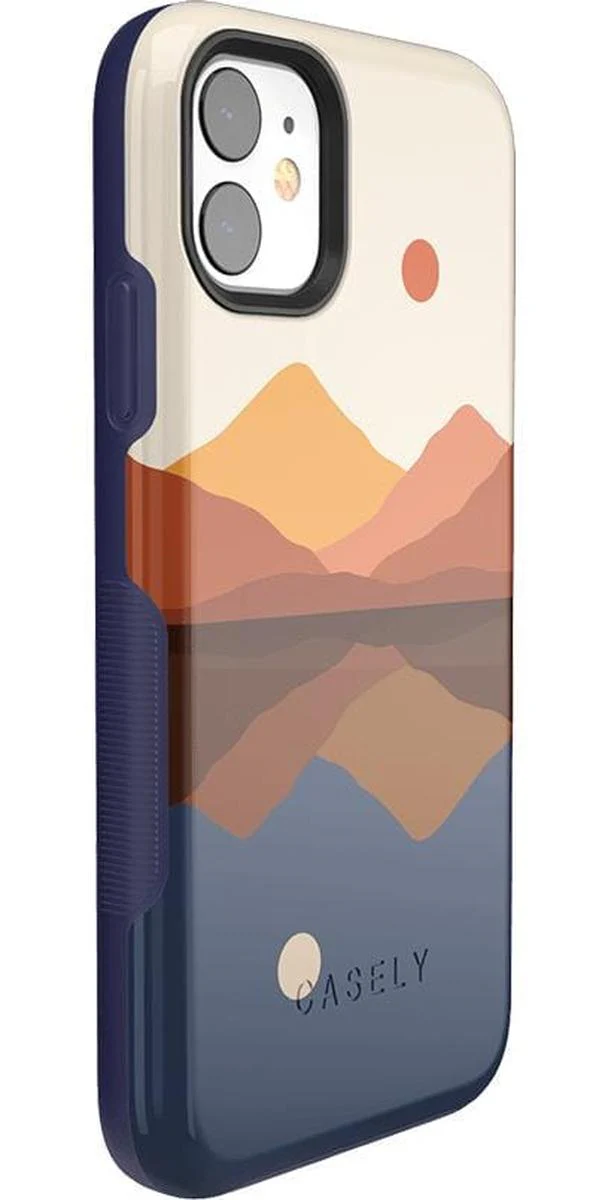 Opposites Attract | Day & Night Colorblock Mountains Case - Image 72