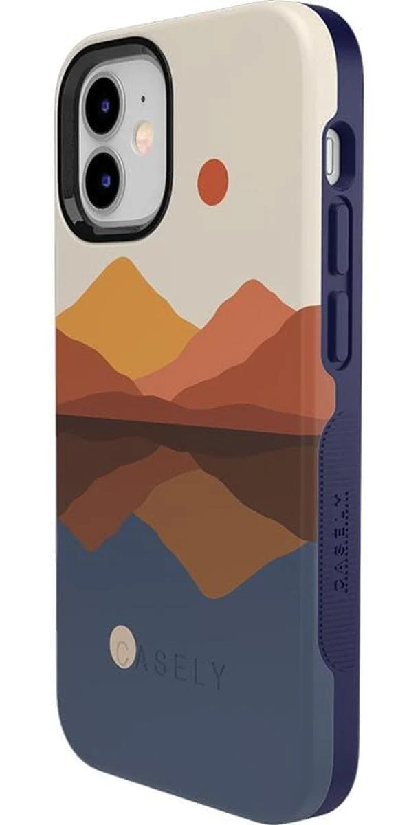 Opposites Attract | Day & Night Colorblock Mountains Case - Image 75