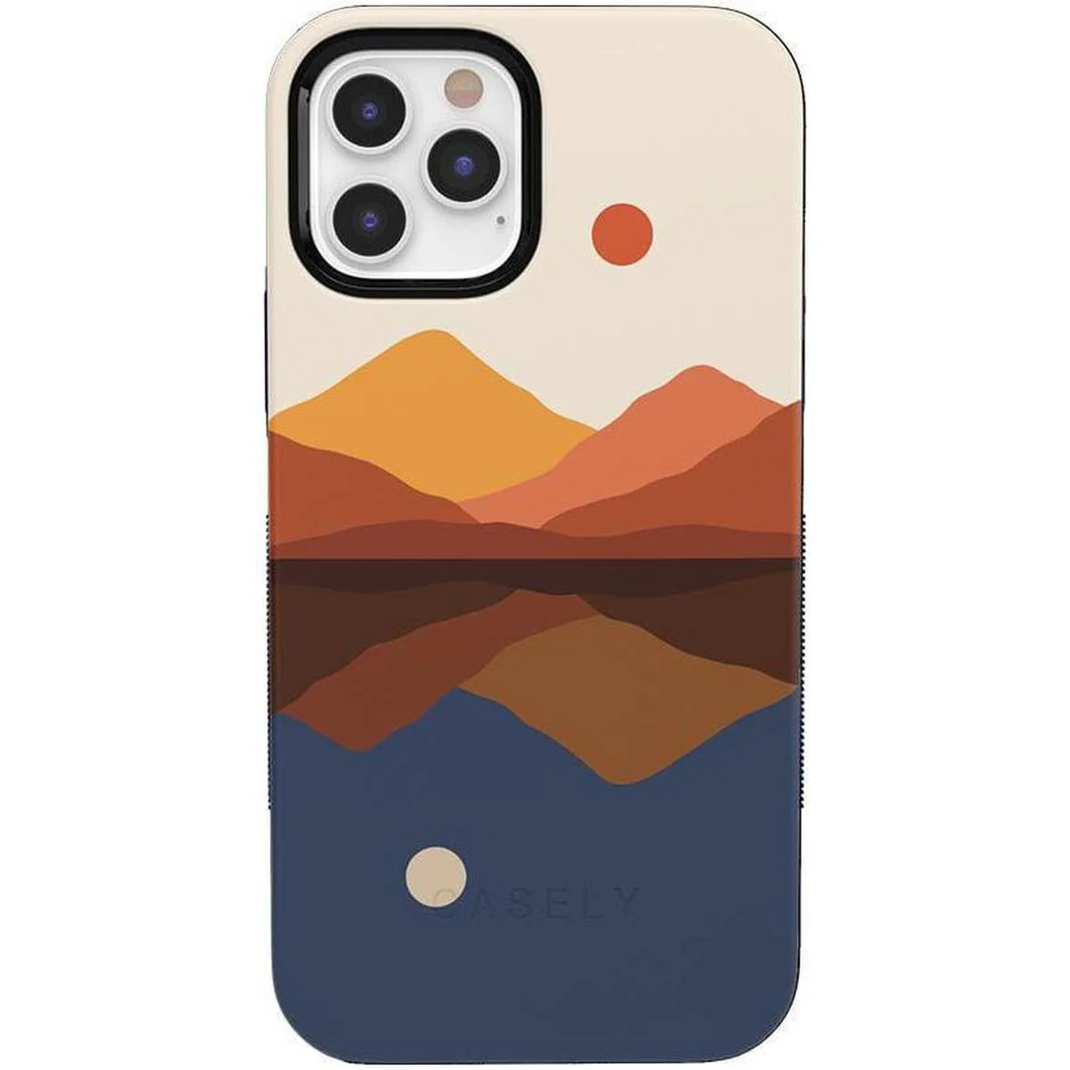 Opposites Attract | Day & Night Colorblock Mountains Case - Image 77