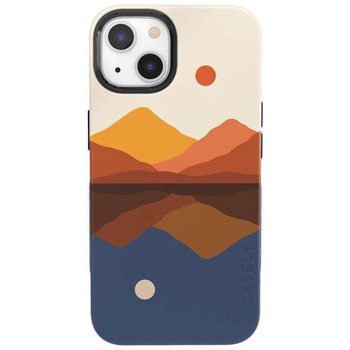 Opposites Attract | Day & Night Colorblock Mountains Case - Image 80