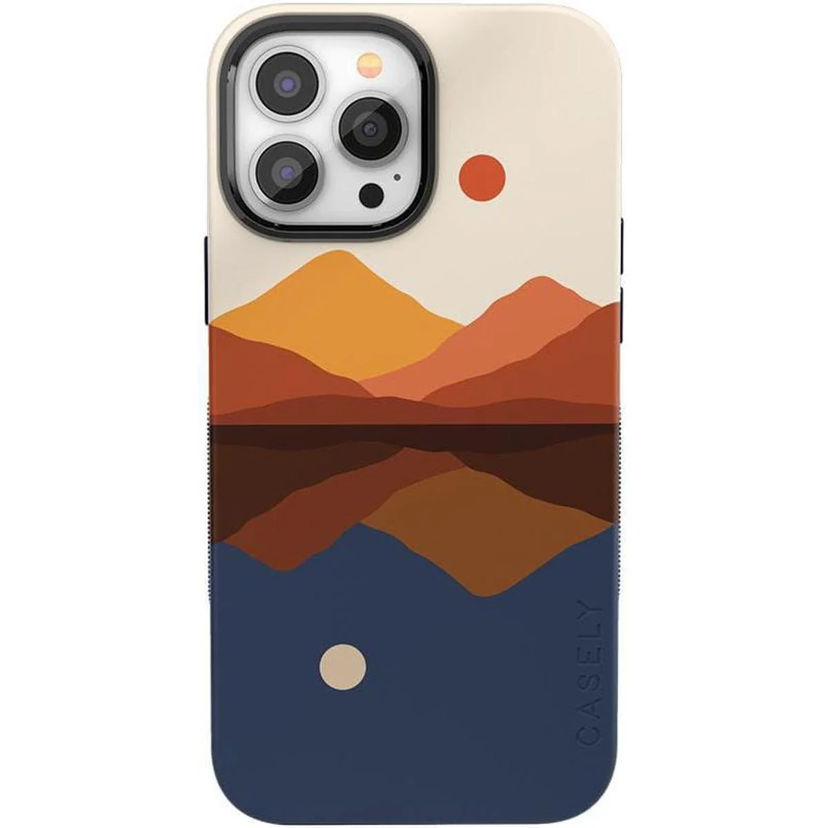 Opposites Attract | Day & Night Colorblock Mountains Case - Image 83