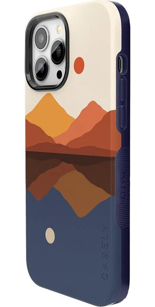 Opposites Attract | Day & Night Colorblock Mountains Case - Image 84