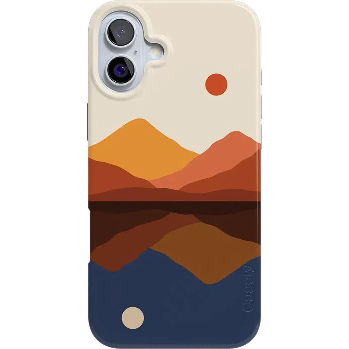 Opposites Attract | Day & Night Colorblock Mountains Case - Image 9