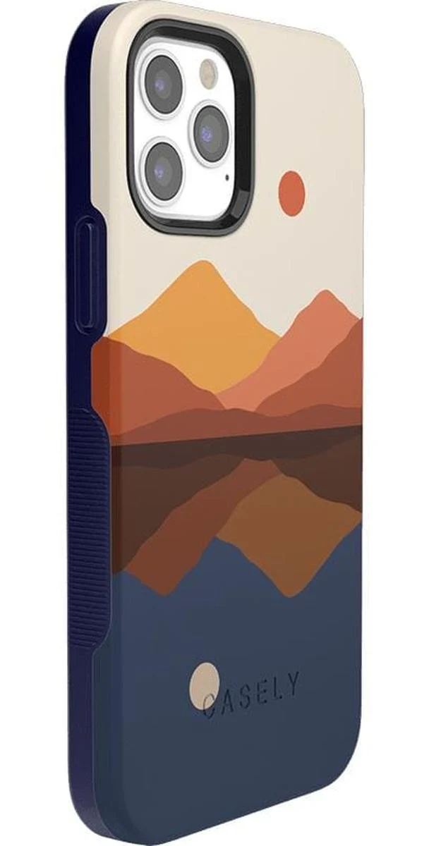 Opposites Attract | Day & Night Colorblock Mountains Case - Image 90