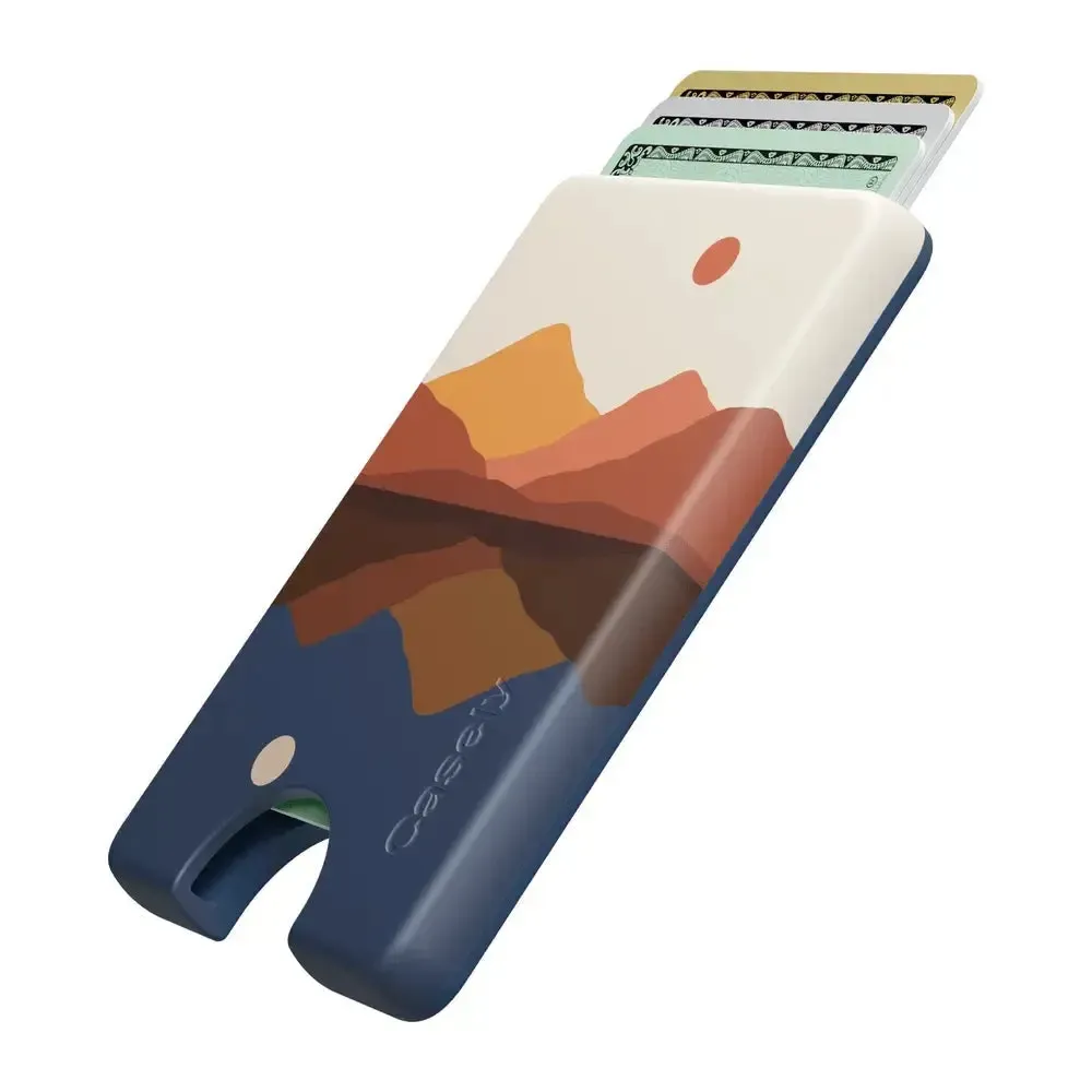 Opposites Attract | Day & Night Colorblock Mountains MagWallet - Image 13