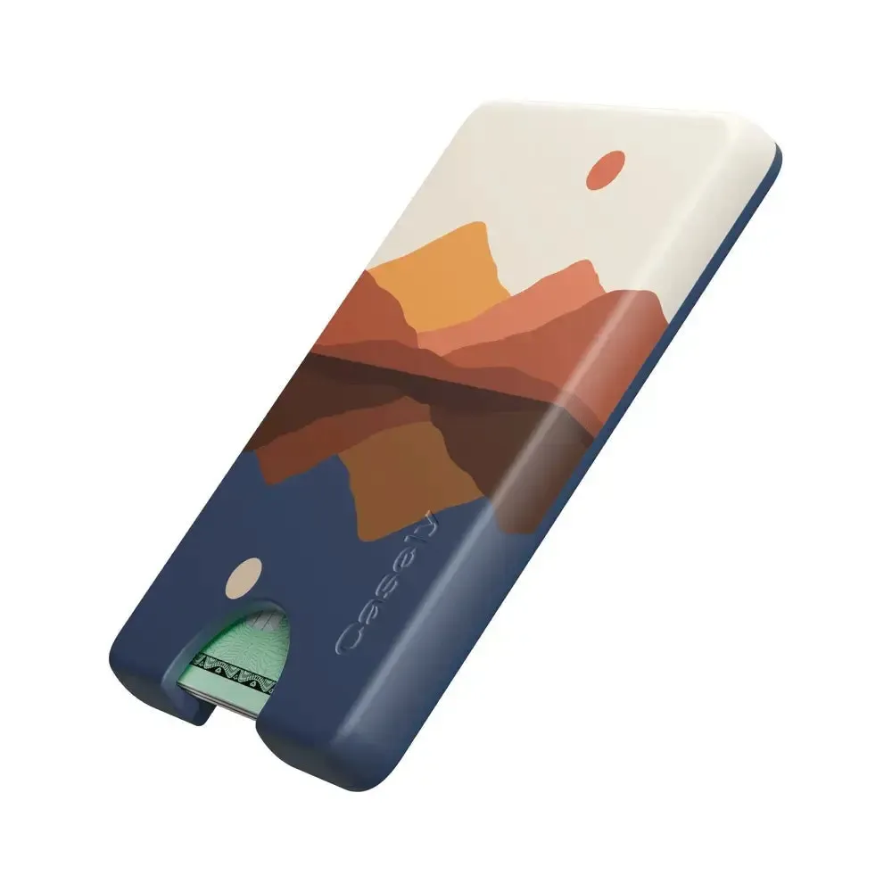 Opposites Attract | Day & Night Colorblock Mountains MagWallet - Image 14