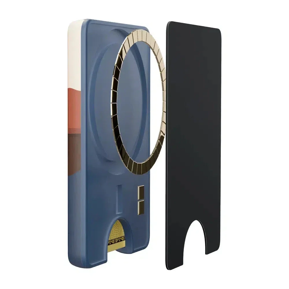 Opposites Attract | Day & Night Colorblock Mountains MagWallet - Image 5