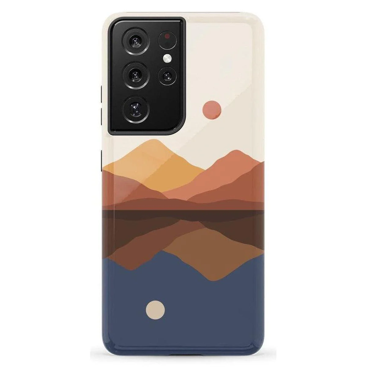 Opposites Attract | Day & Night Colorblock Mountains Samsung Case - Image 13