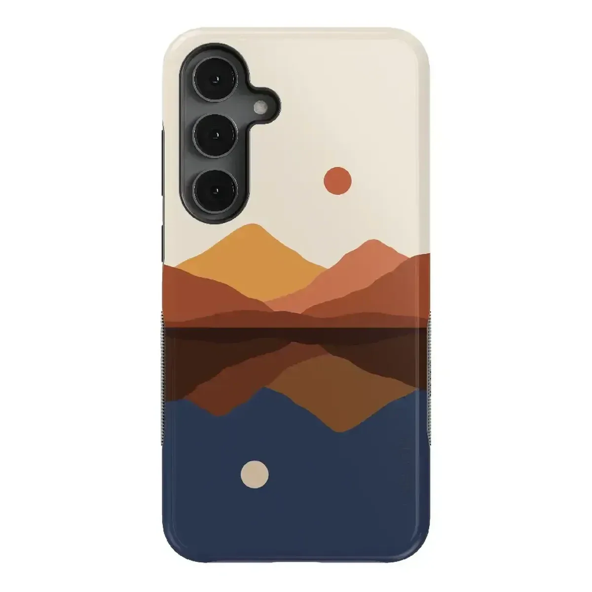 Opposites Attract | Day & Night Colorblock Mountains Samsung Case - Image 33