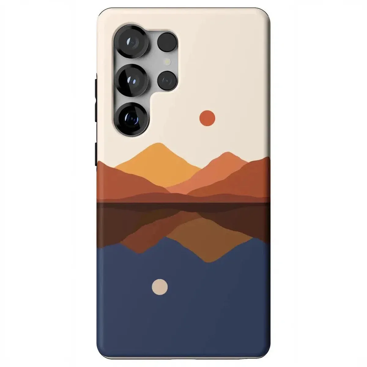 Opposites Attract | Day & Night Colorblock Mountains Samsung Case - Image 36